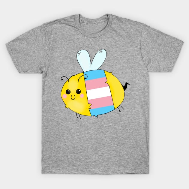 Pride Bees - Transgender T-Shirt by Rendi_the_Graye